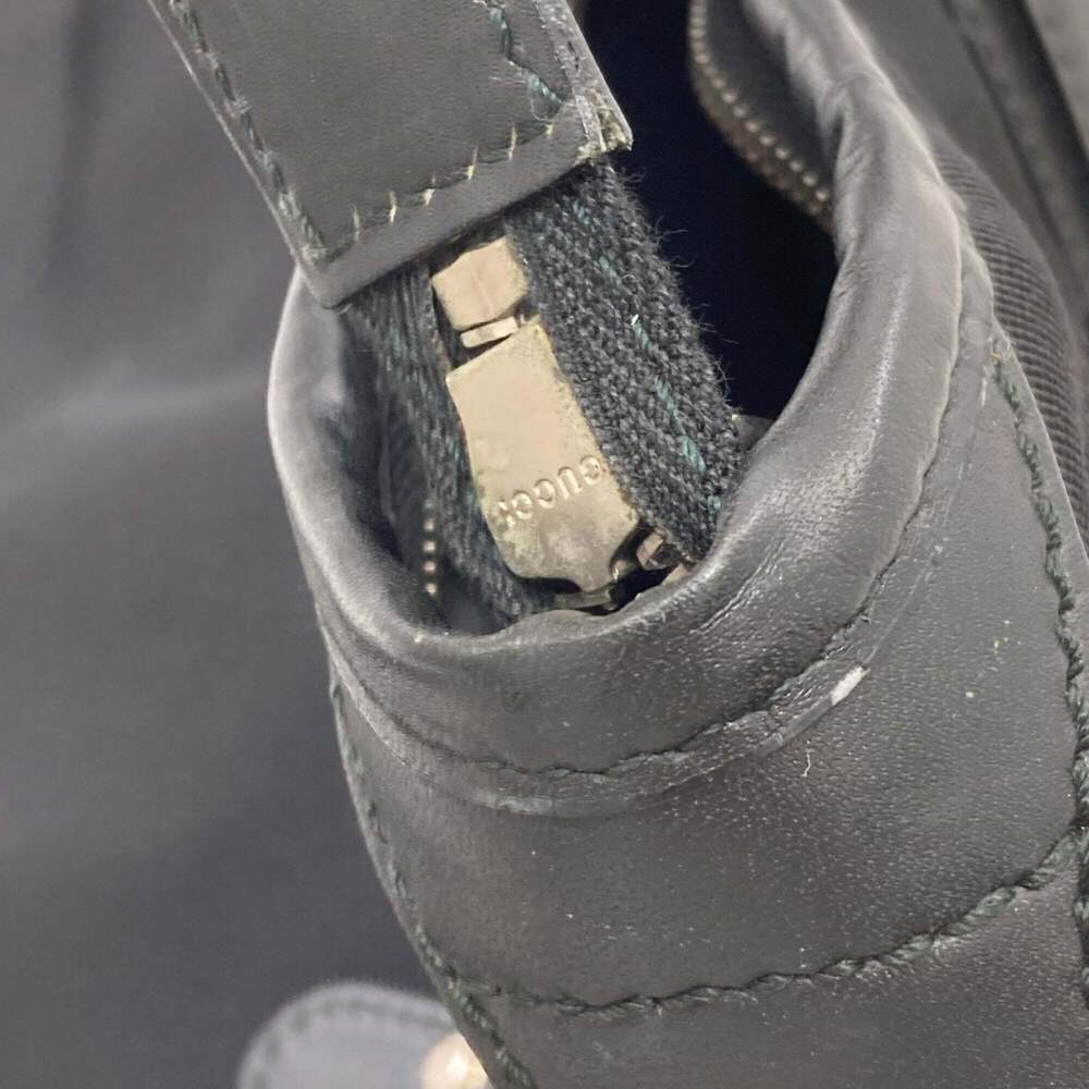 GUCCI Black Canvas Boston Bag - Picture 11 of 16